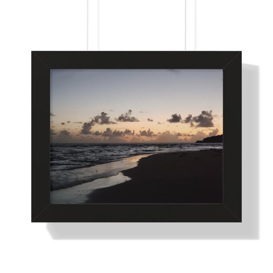 Horizontal Poster - East Coast Ocean Trinidad Evening