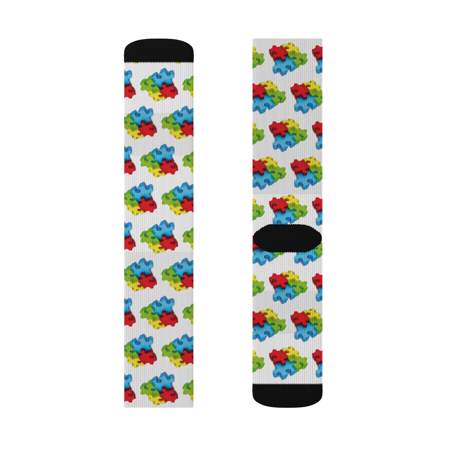 Socks Autism Awareness Sublimation