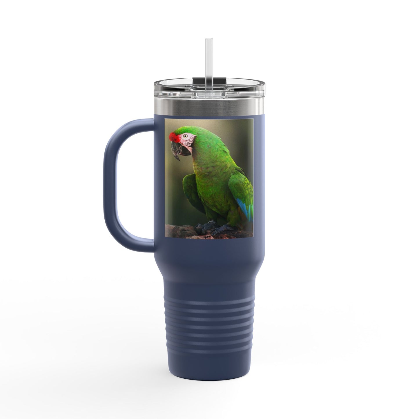 Tropical Parrot Insulated Travel Mug - 40oz Adventure Companion