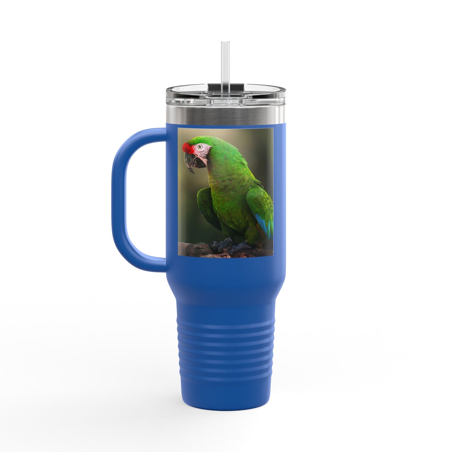 Tropical Parrot Insulated Travel Mug - 40oz Adventure Companion