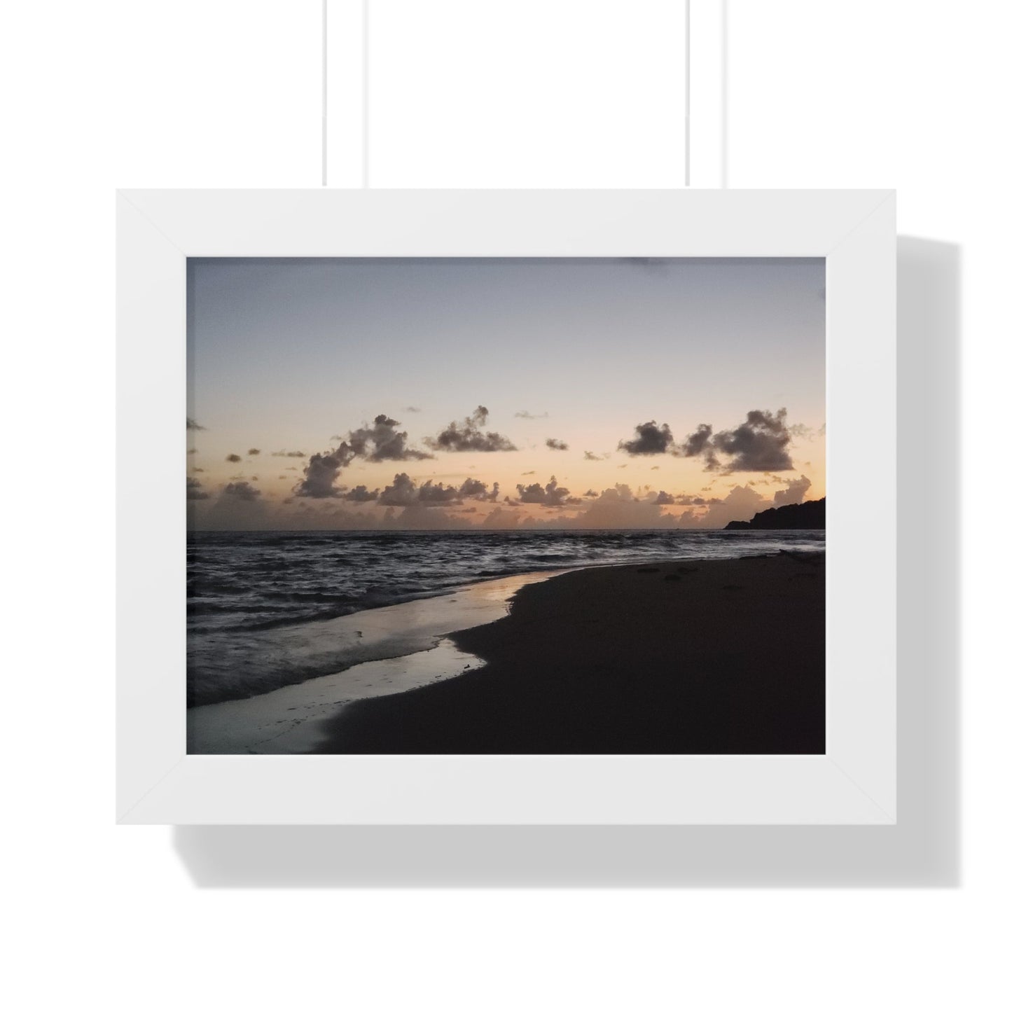 Horizontal Poster - East Coast Ocean Trinidad Evening