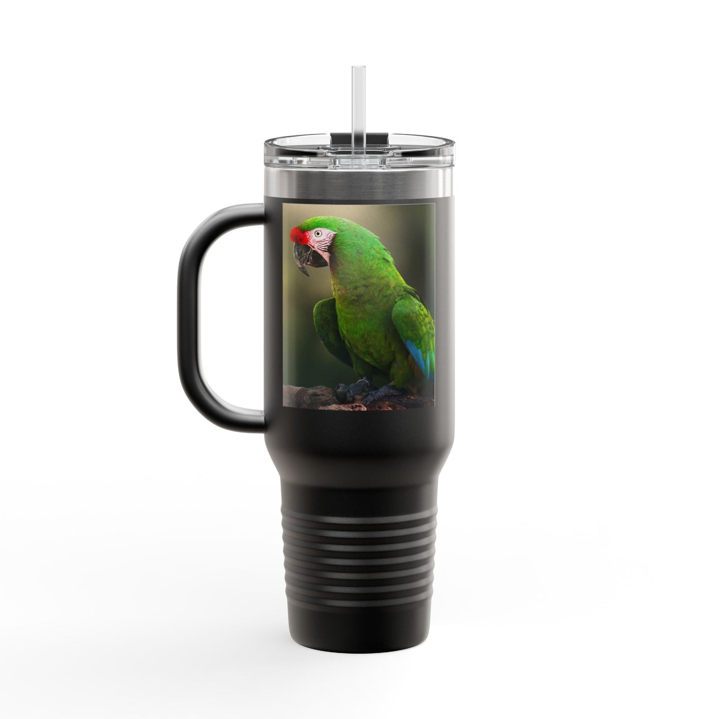 Tropical Parrot Insulated Travel Mug - 40oz Adventure Companion