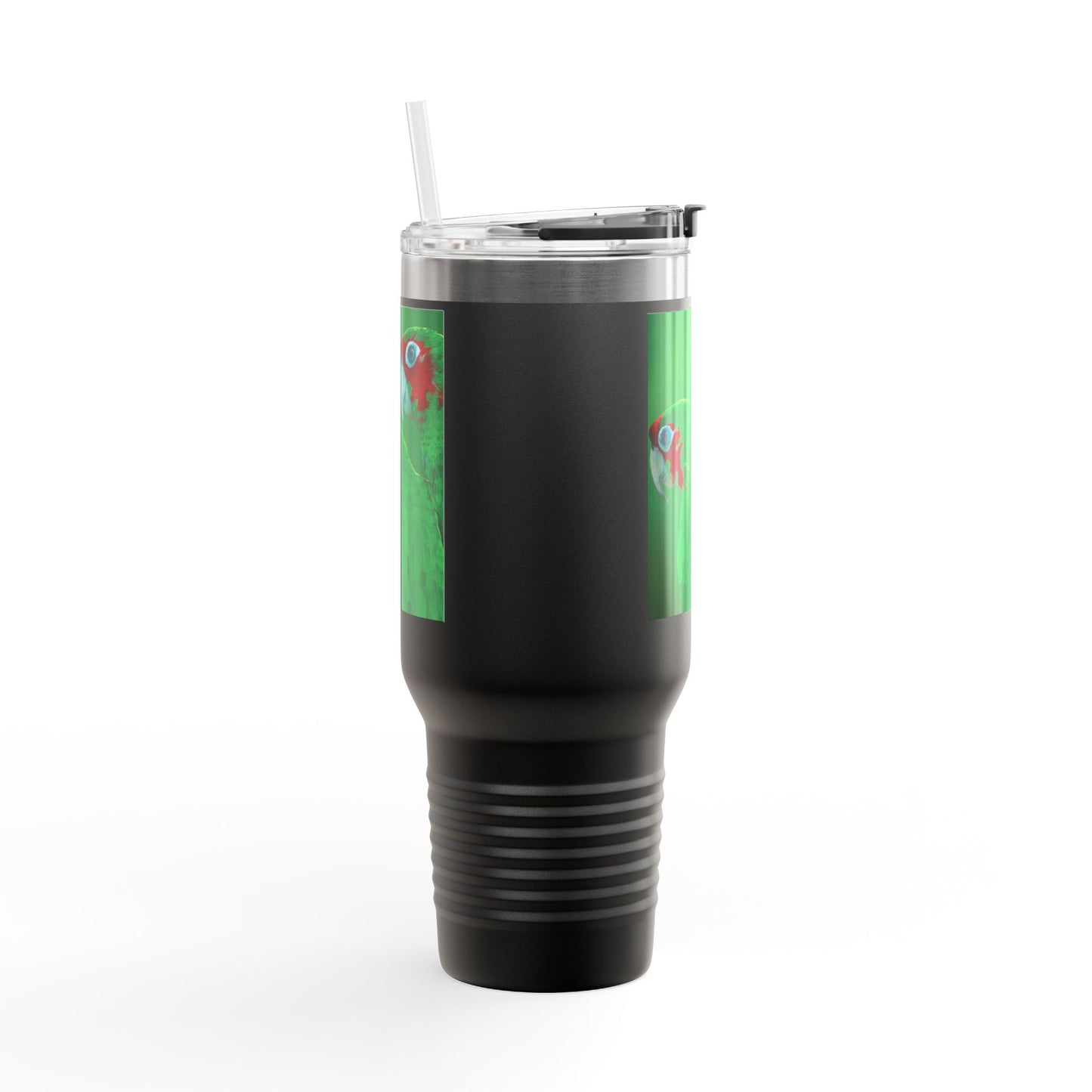 Tropical Parrot Insulated Travel Mug - 40oz, Perfect for Adventures & Gifts