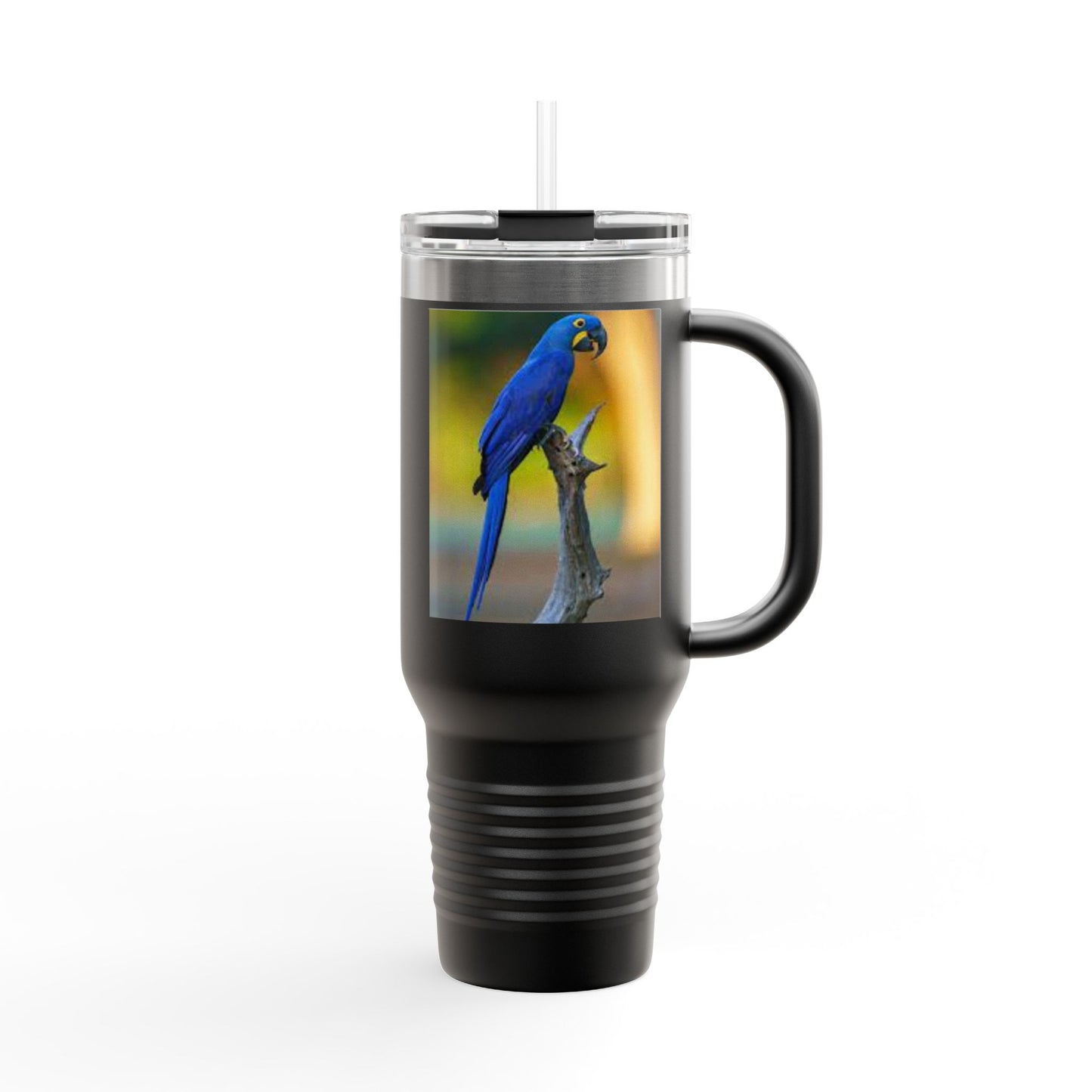 Rio Blue Parrot Insulated Travel Mug - 40oz