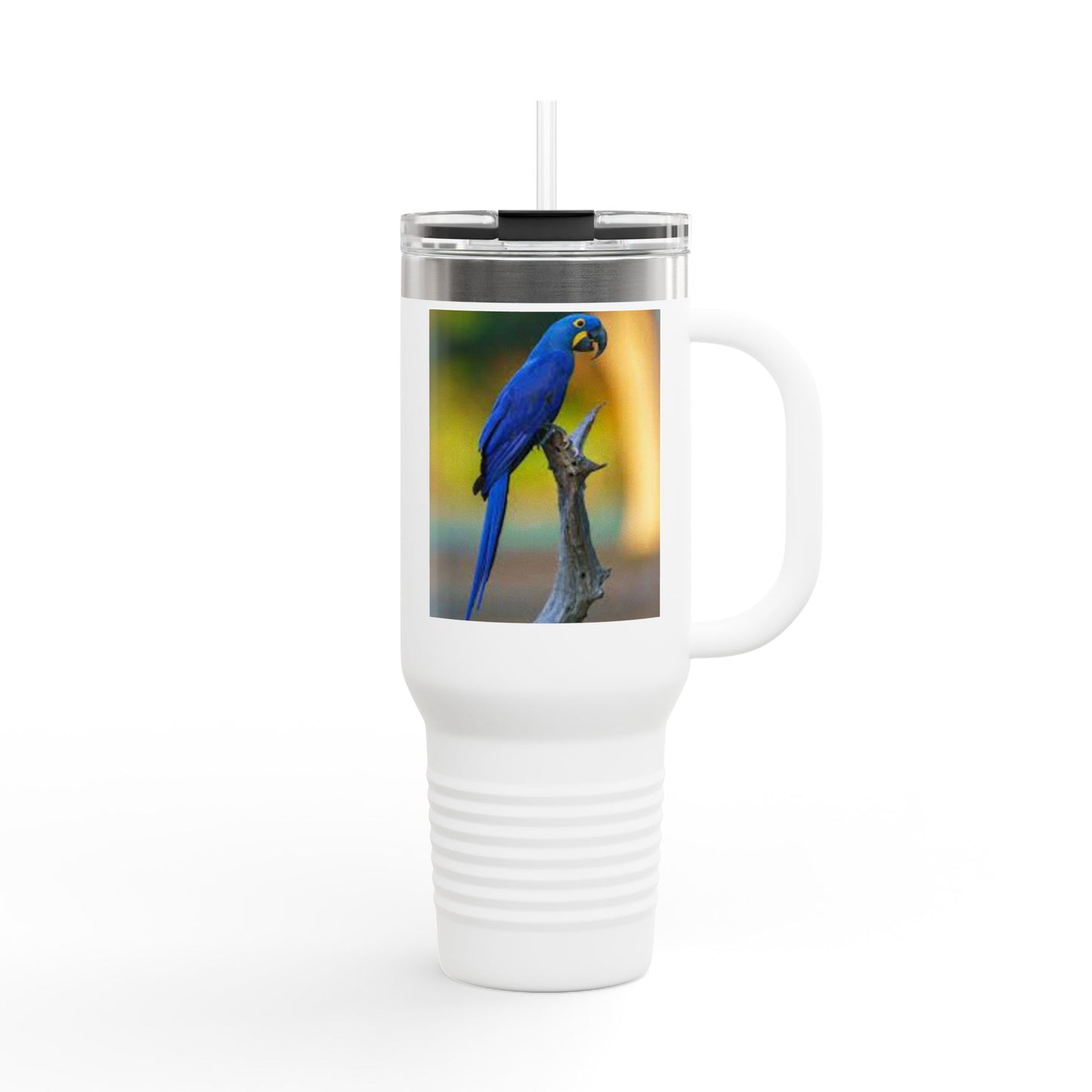 Rio Blue Parrot Insulated Travel Mug - 40oz