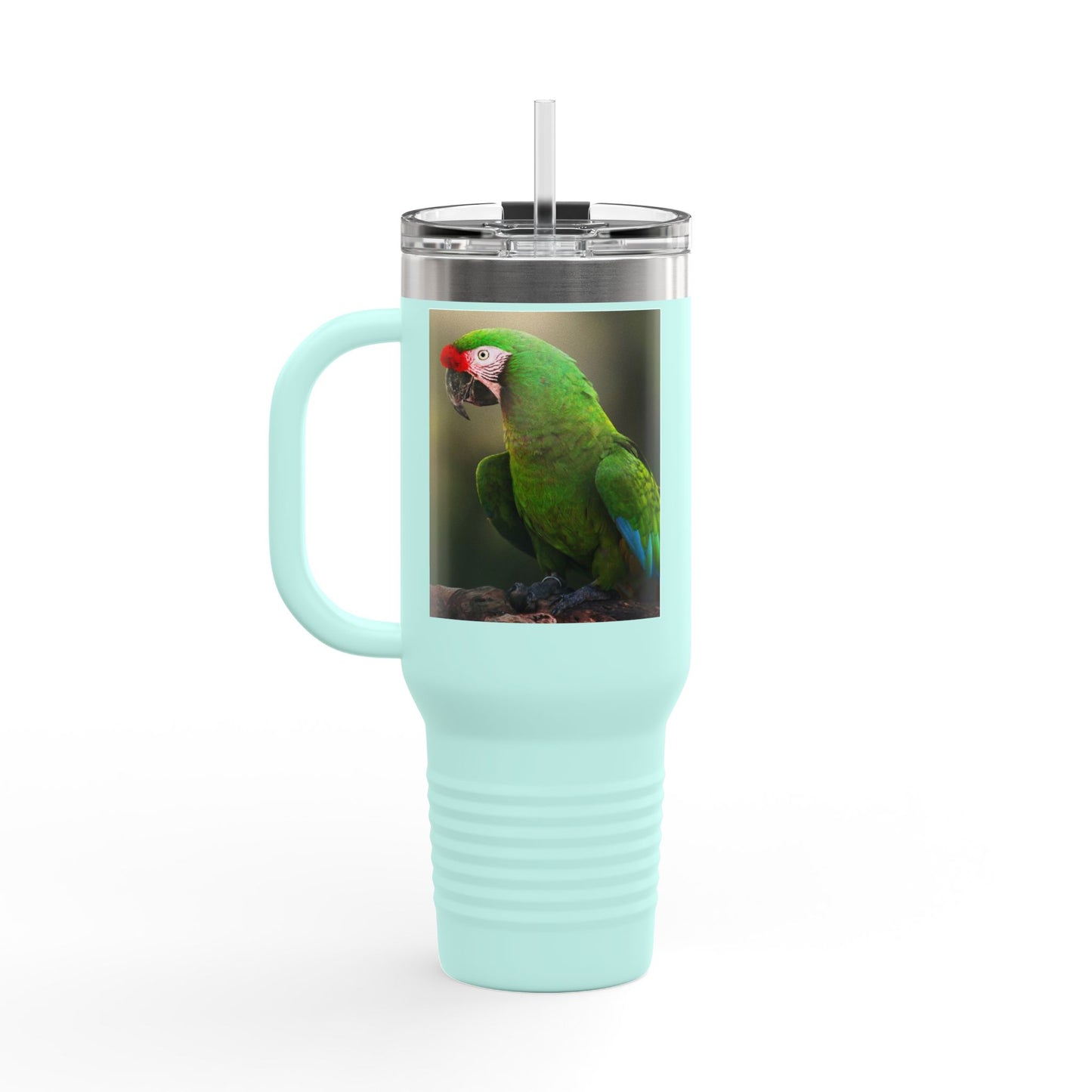 Tropical Parrot Insulated Travel Mug - 40oz Adventure Companion