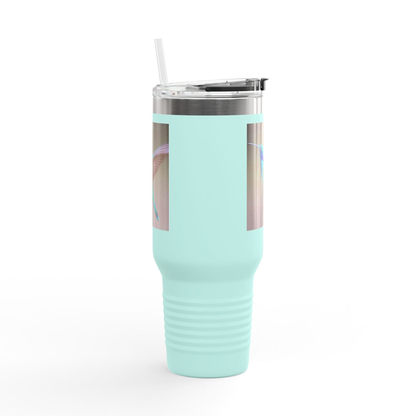 Eco-Friendly Hummingbird Insulated Travel Mug - 40oz for Hot & Cold Beverages