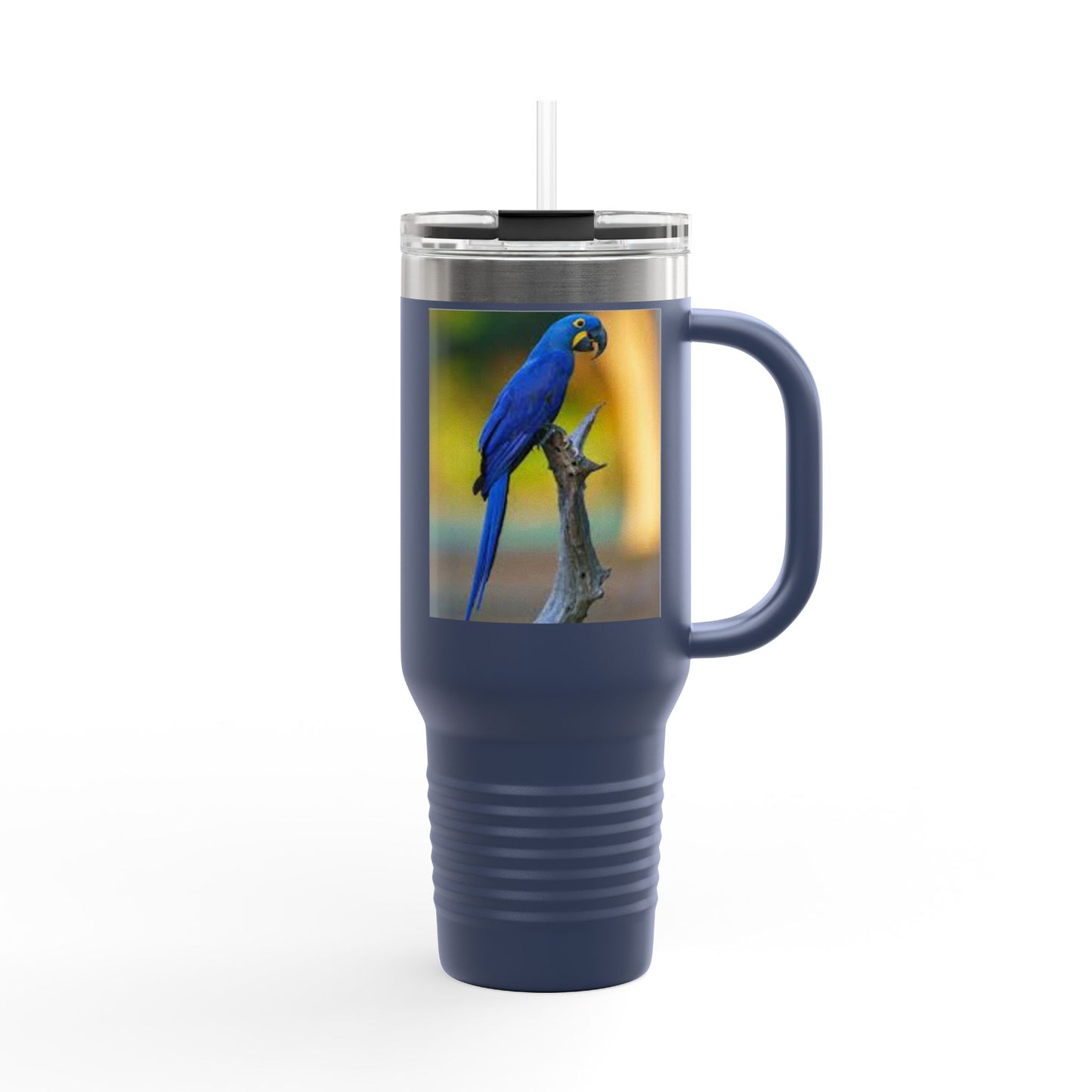 Rio Blue Parrot Insulated Travel Mug - 40oz