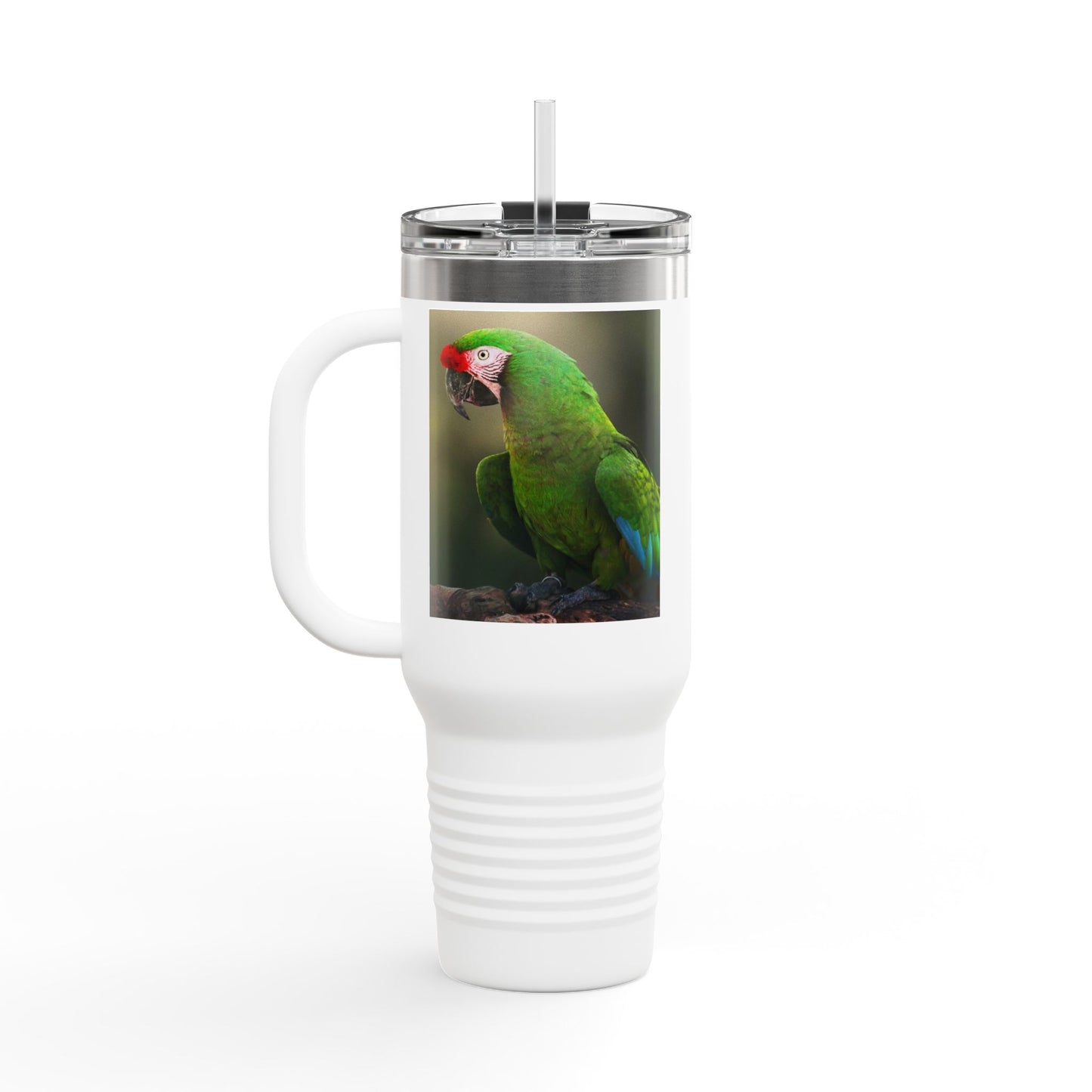 Tropical Parrot Insulated Travel Mug - 40oz Adventure Companion