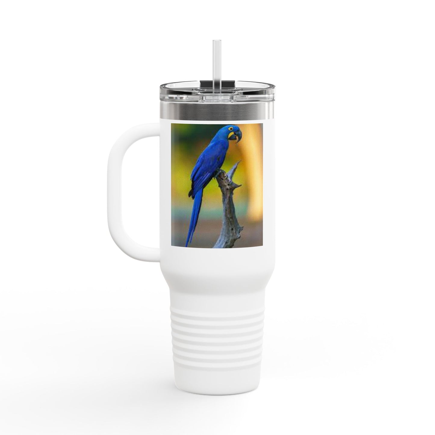 Rio Blue Parrot Insulated Travel Mug - 40oz