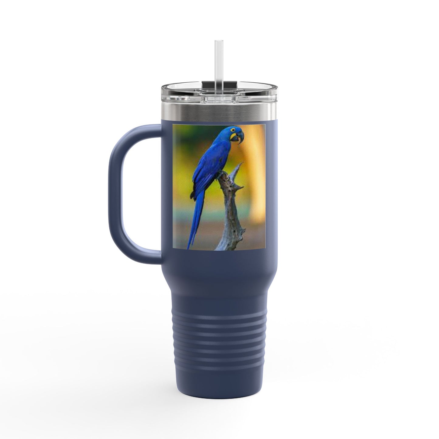 Rio Blue Parrot Insulated Travel Mug - 40oz