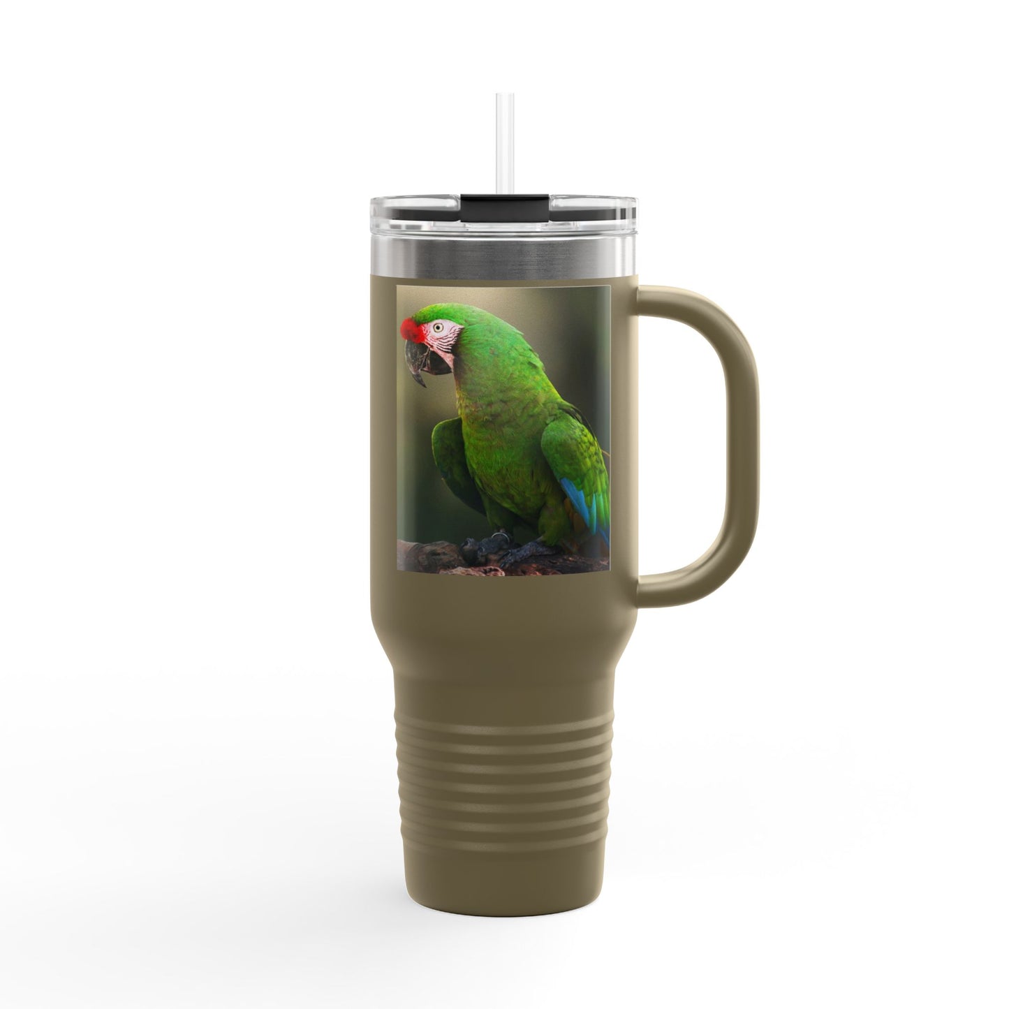 Tropical Parrot Insulated Travel Mug - 40oz Adventure Companion