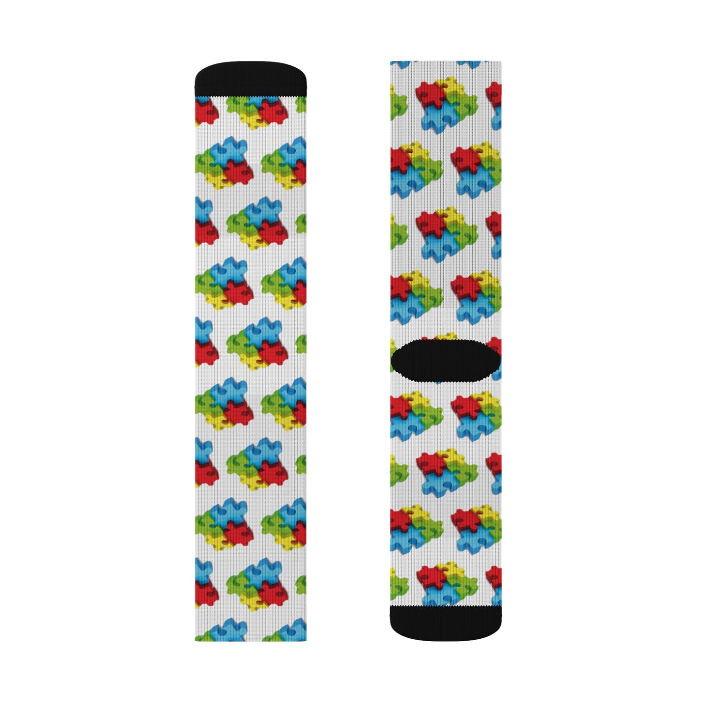 Socks Autism Awareness Sublimation