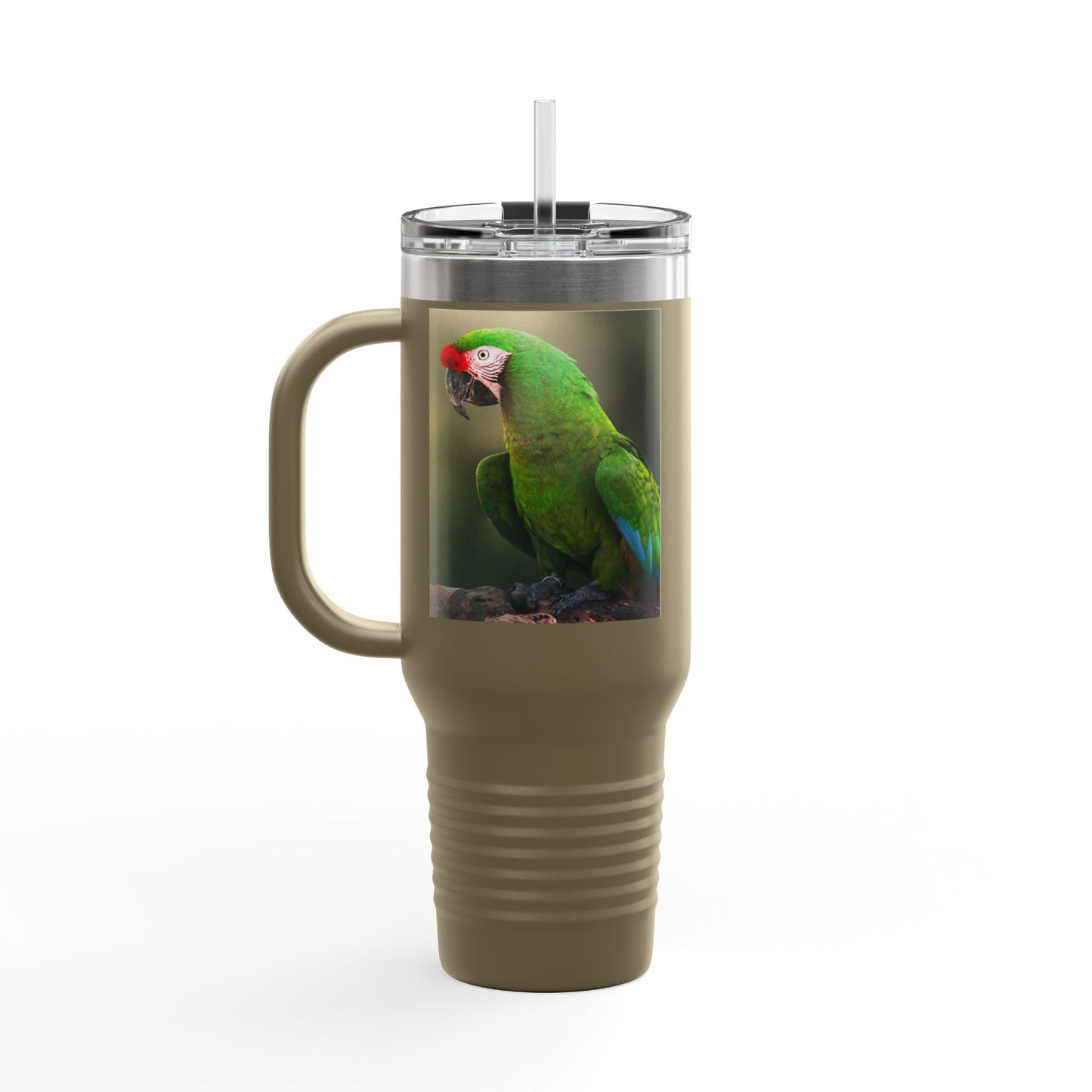 Tropical Parrot Insulated Travel Mug - 40oz Adventure Companion