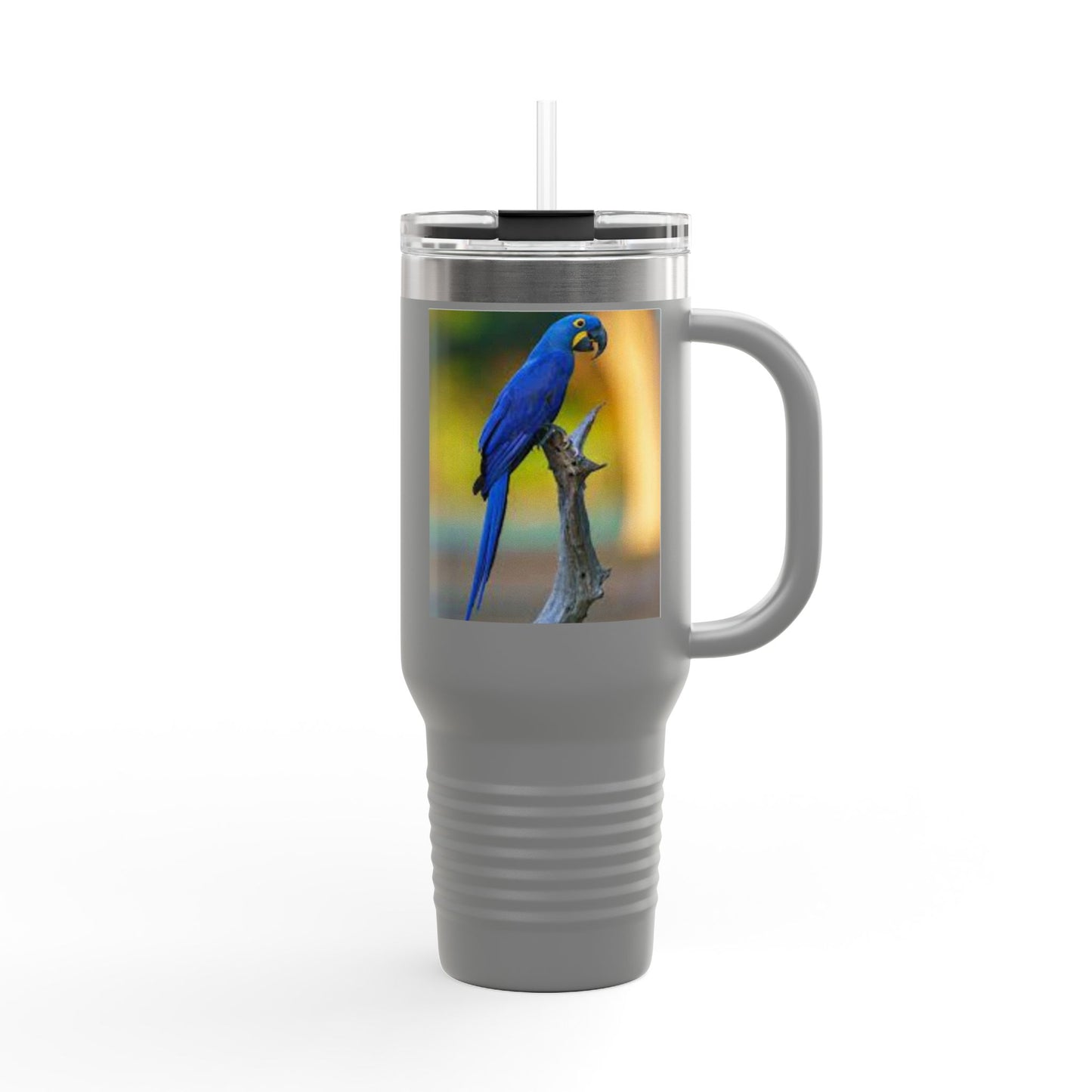 Rio Blue Parrot Insulated Travel Mug - 40oz