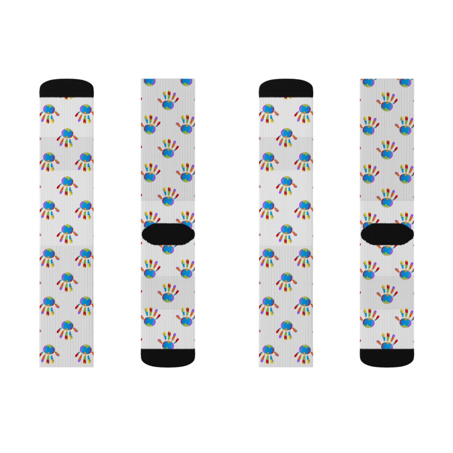 Socks Autism Awareness Sublimation