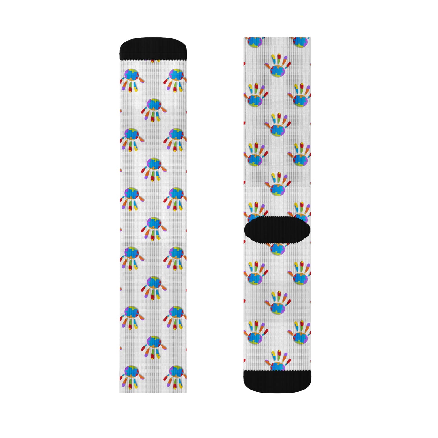 Socks Autism Awareness Sublimation