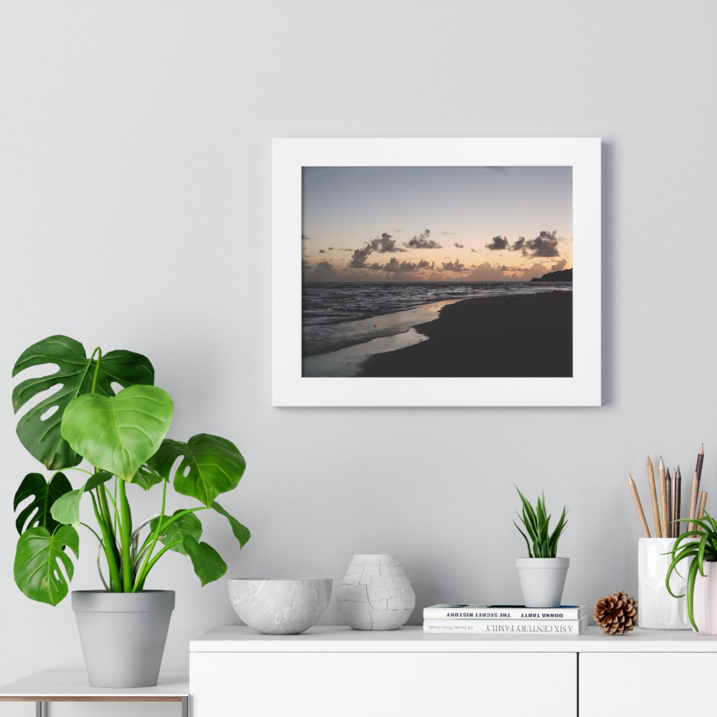 Horizontal Poster - East Coast Ocean Trinidad Evening