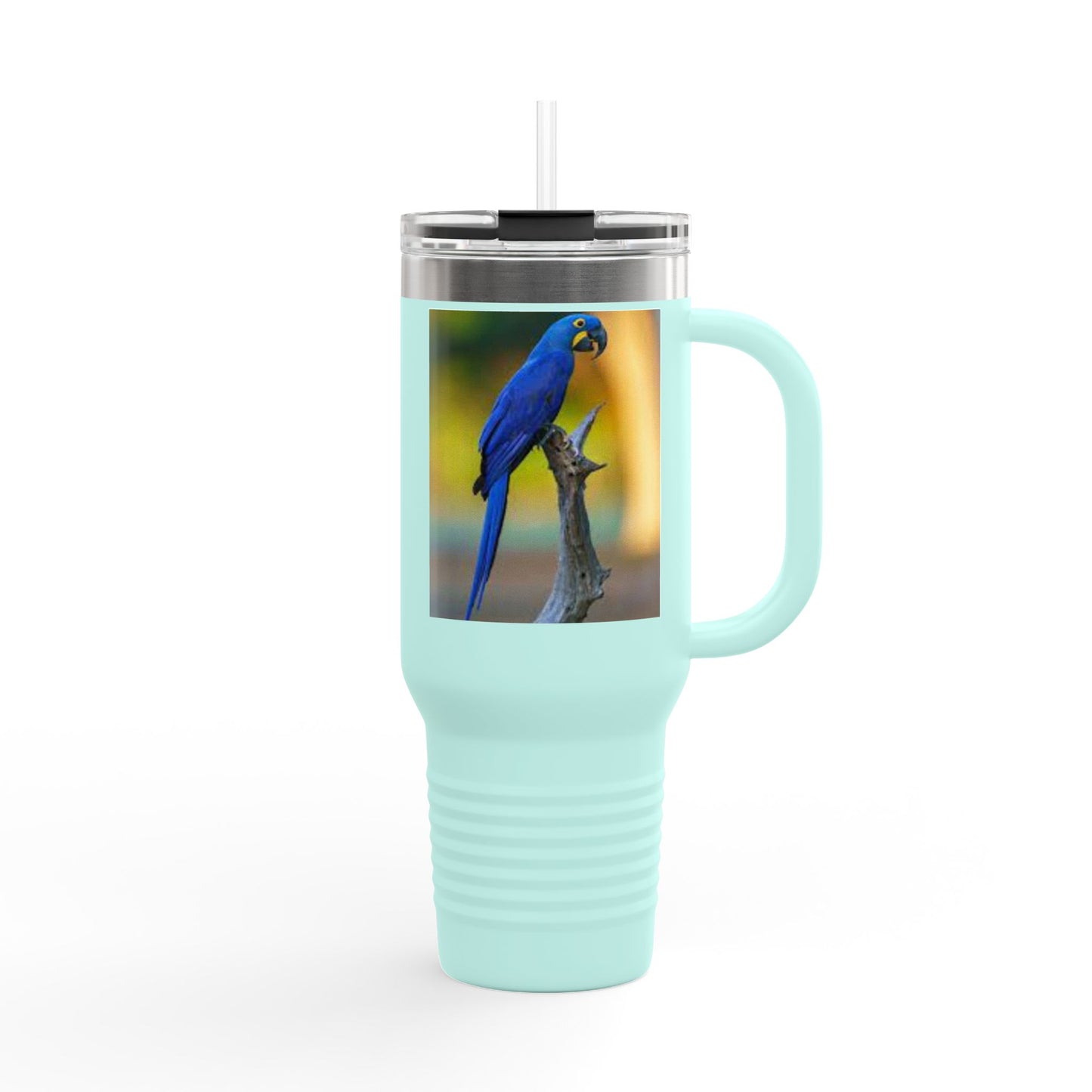 Rio Blue Parrot Insulated Travel Mug - 40oz