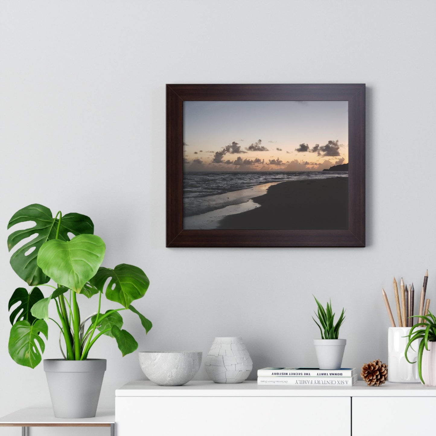 Horizontal Poster - East Coast Ocean Trinidad Evening