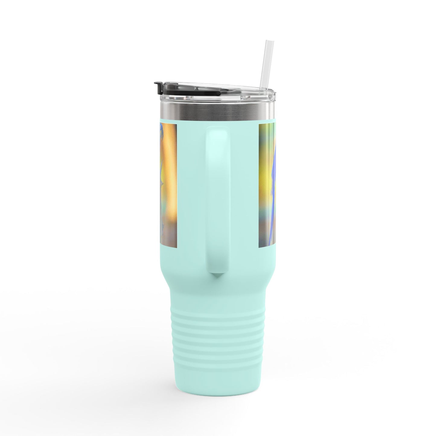 Rio Blue Parrot Insulated Travel Mug - 40oz