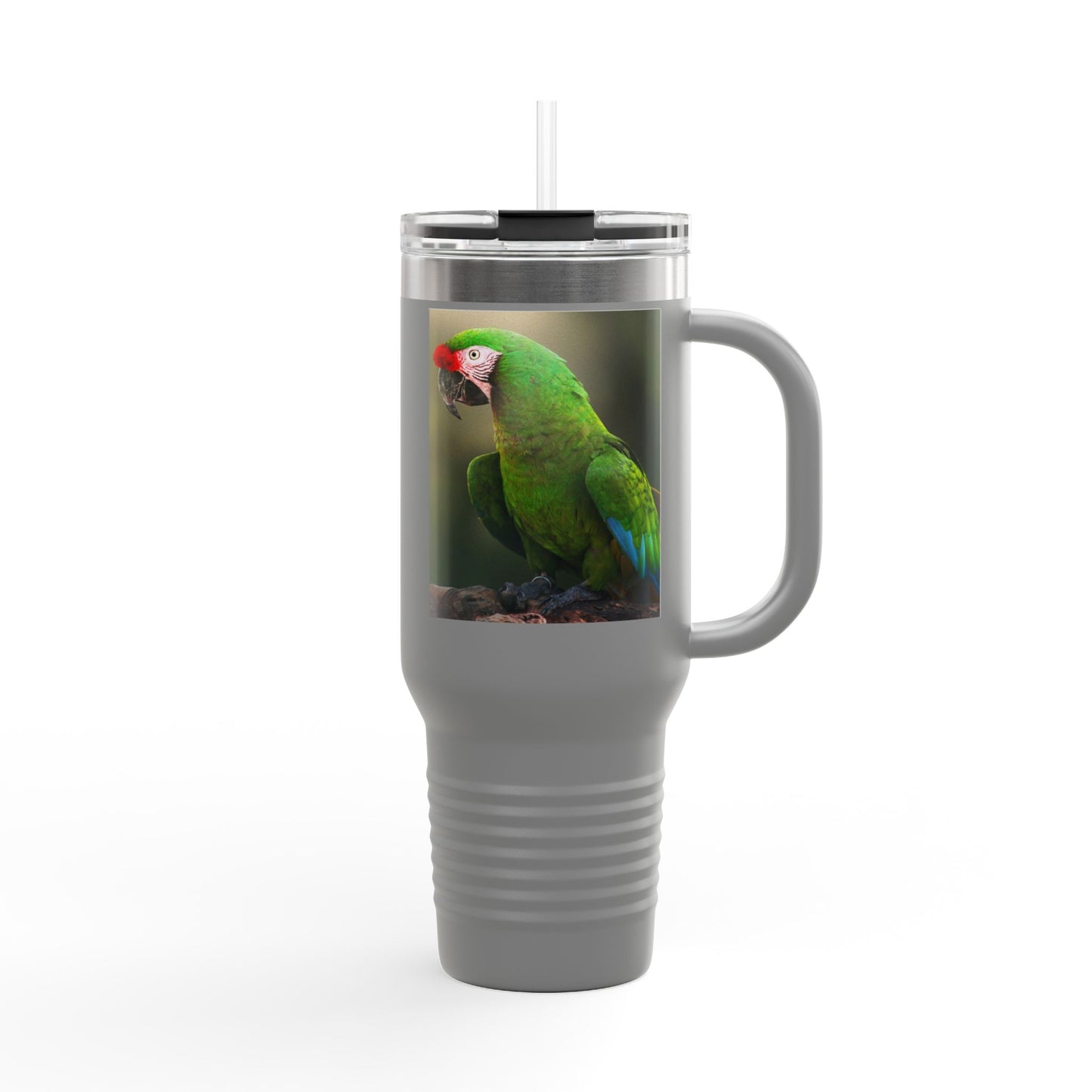 Tropical Parrot Insulated Travel Mug - 40oz Adventure Companion