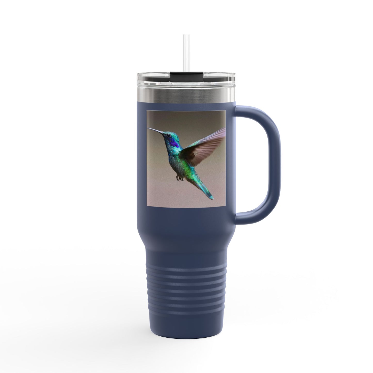 Eco-Friendly Hummingbird Insulated Travel Mug - 40oz for Hot & Cold Beverages