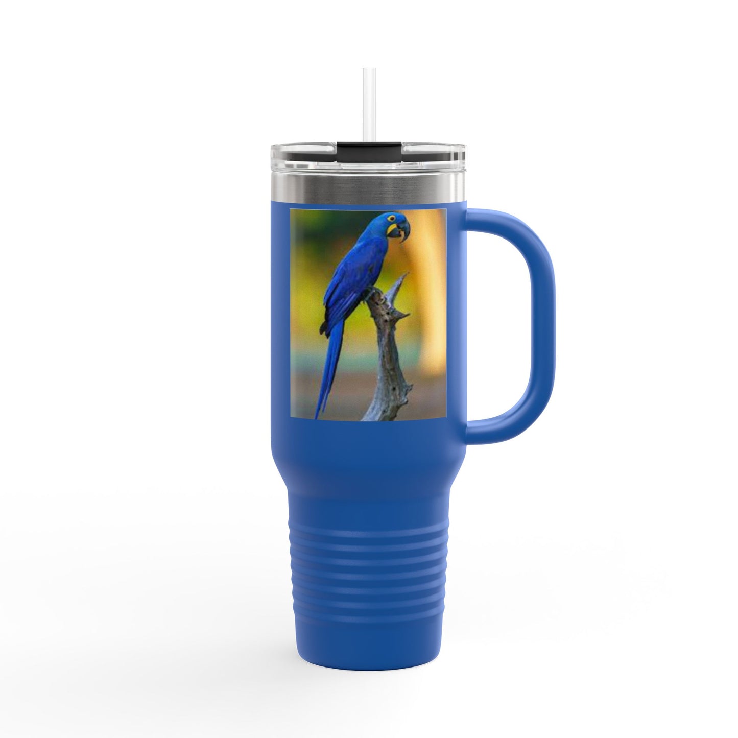 Rio Blue Parrot Insulated Travel Mug - 40oz