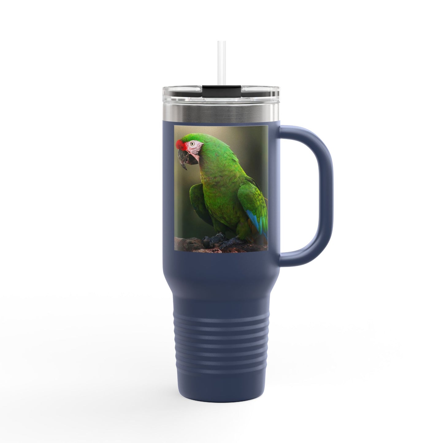 Tropical Parrot Insulated Travel Mug - 40oz Adventure Companion