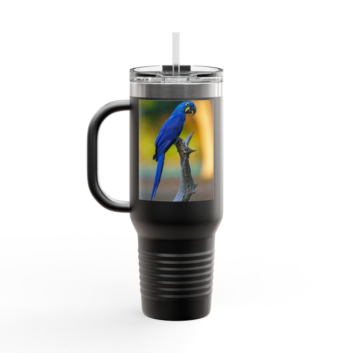 Rio Blue Parrot Insulated Travel Mug - 40oz