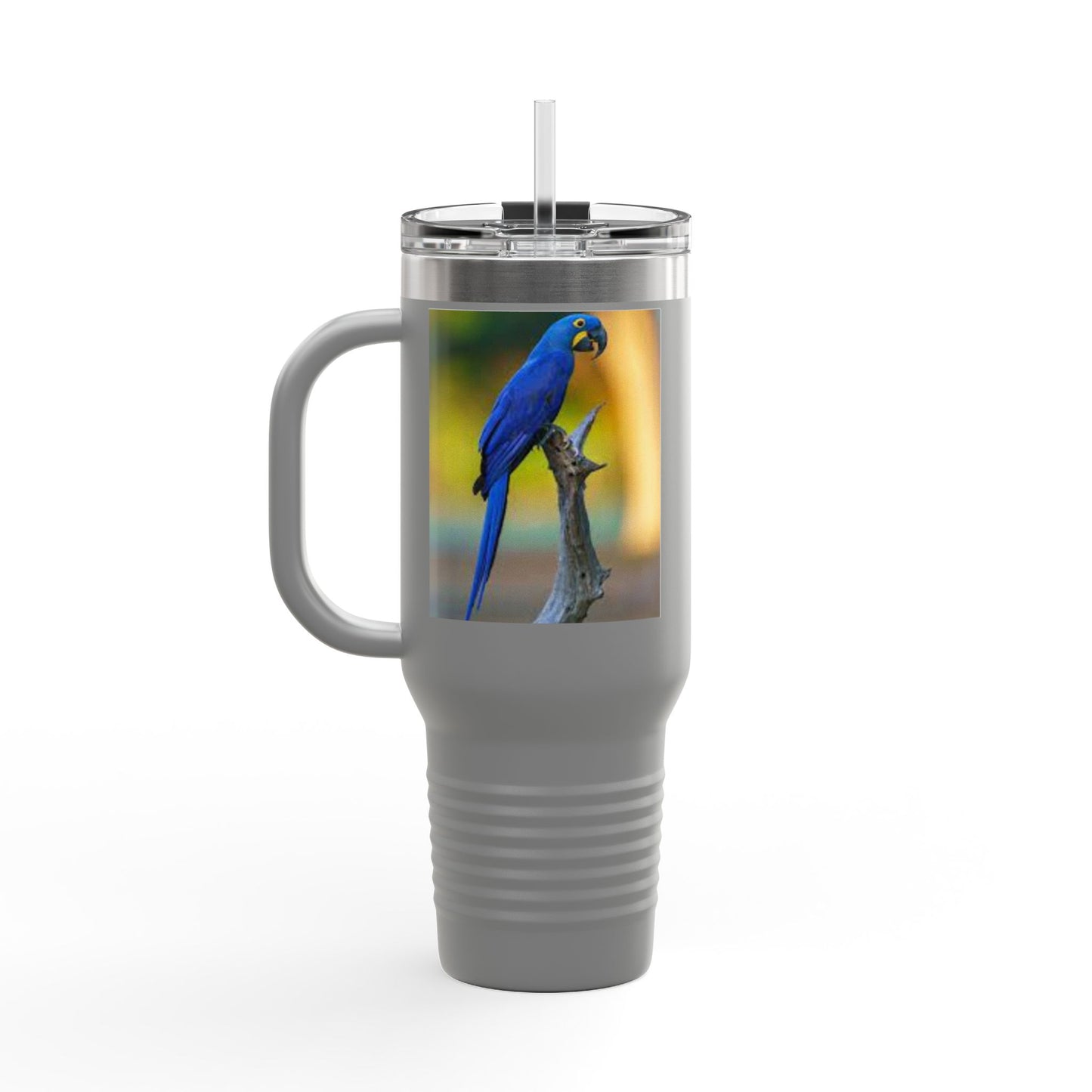 Rio Blue Parrot Insulated Travel Mug - 40oz