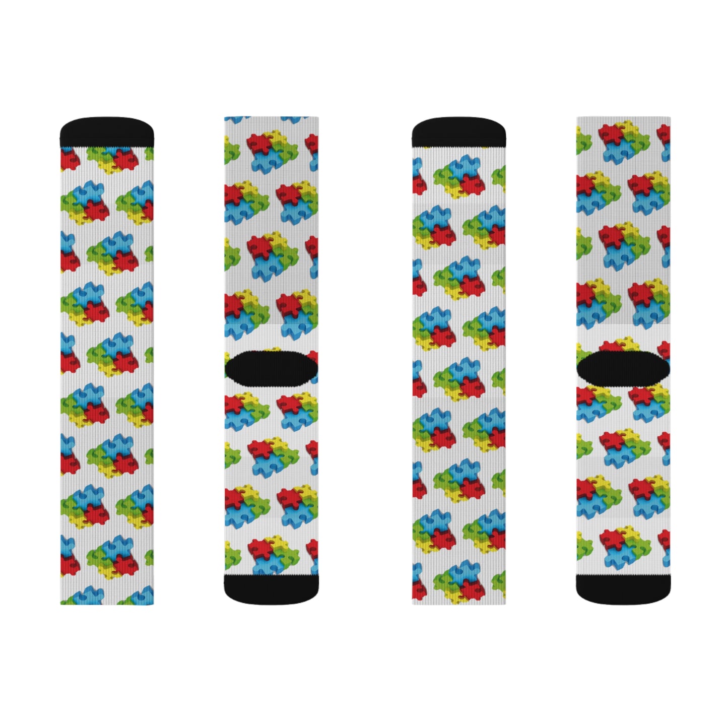 Socks Autism Awareness Sublimation