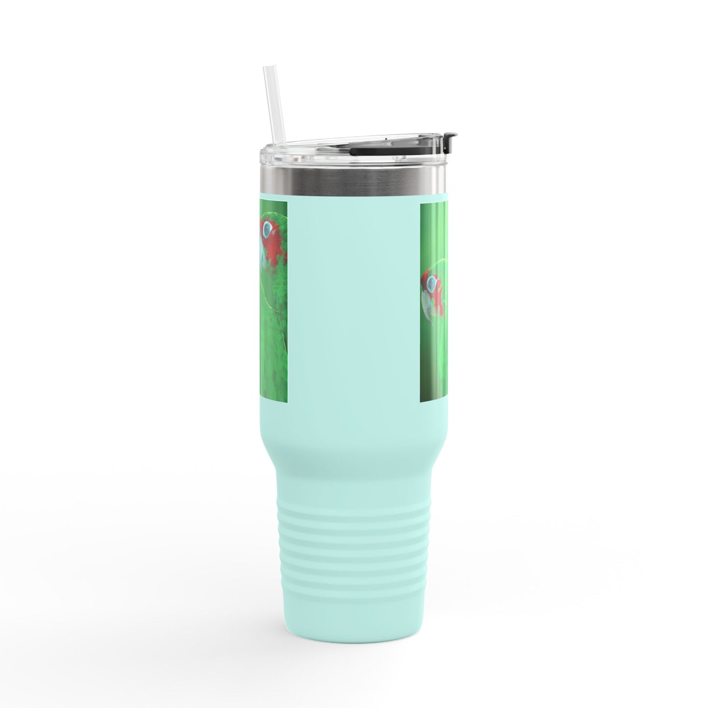 Tropical Parrot Insulated Travel Mug - 40oz, Perfect for Adventures & Gifts