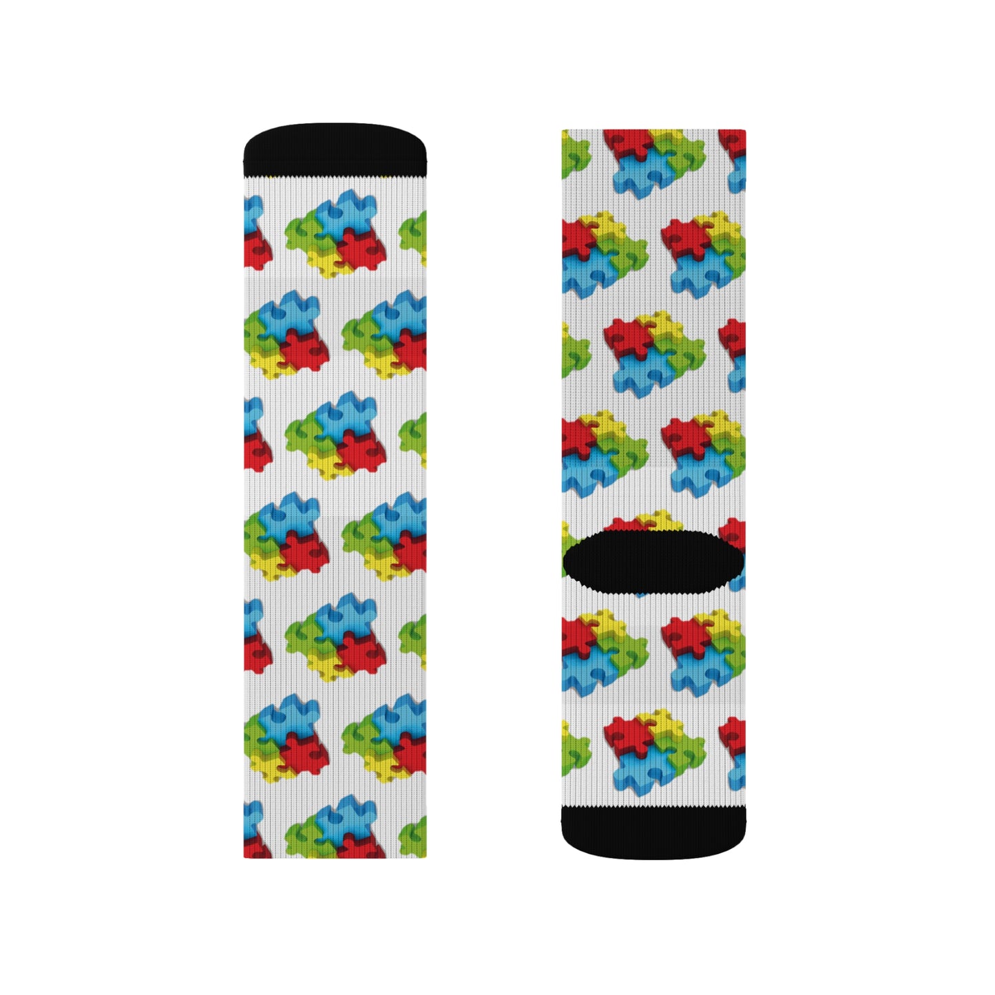 Socks Autism Awareness Sublimation